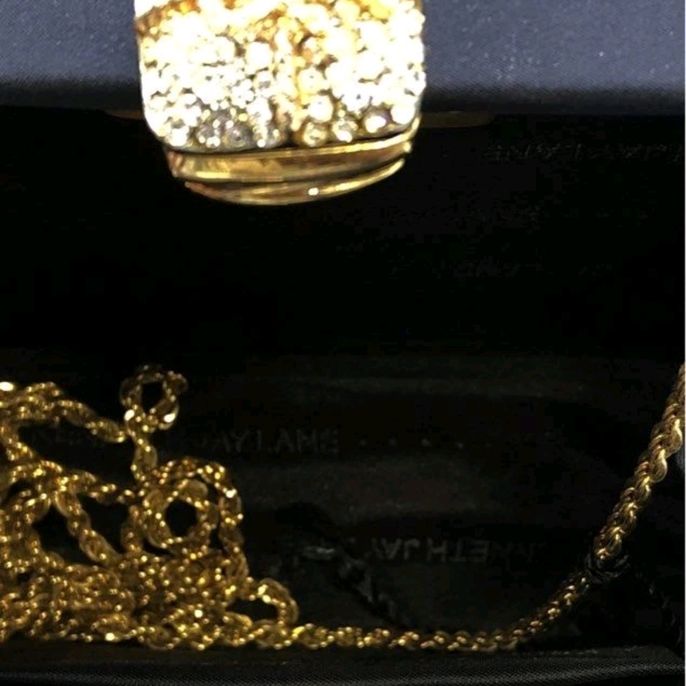 Elegant Blue and Gold Women's Valentina Bag - Picture 6 of 7